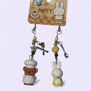 Miffy &  Boris chef phone charms